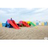 Aire de jeux extérieur 3 toboggans