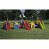 Aire de jeux extérieur 3 toboggans