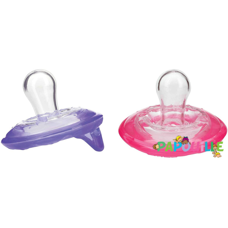 Sucette naturel flex bout cerise 6-36 mois - Papouille