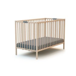 Lit bébé pliant 60x120 sans traitement ni peinture