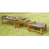 Set de 3 tables d'eau en plein air