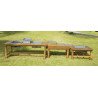 Set de 3 tables d'eau en plein air