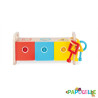 Boite à clefs, apprentissage formes et couleurs - Papouille