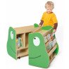 Rangement de livres mobiles et pliables