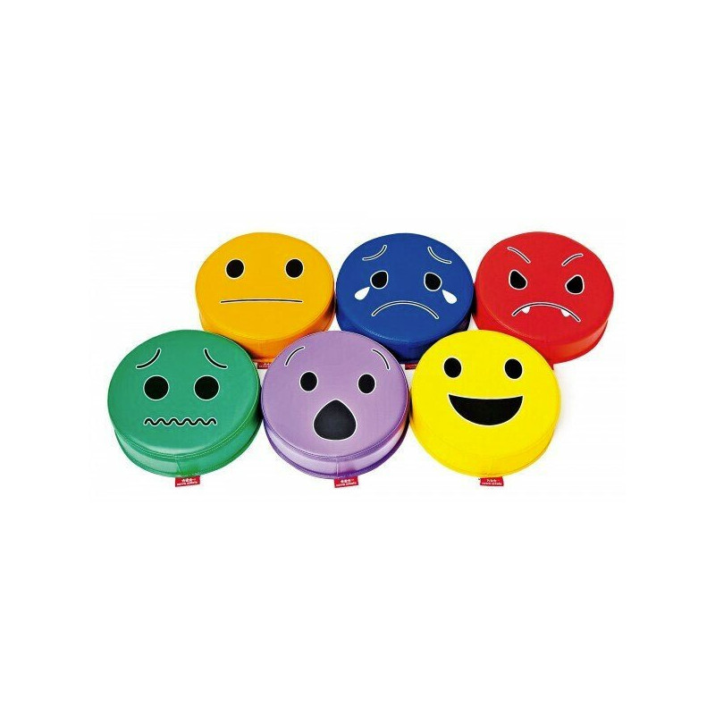 Lot de 6 coussins émotions - Papouille