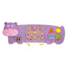 Tableau de motricité mural hippopotame - Papouille