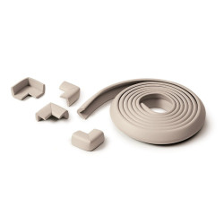 Rouleau mousse antichoc + 4 coins - gris clair - Papouille