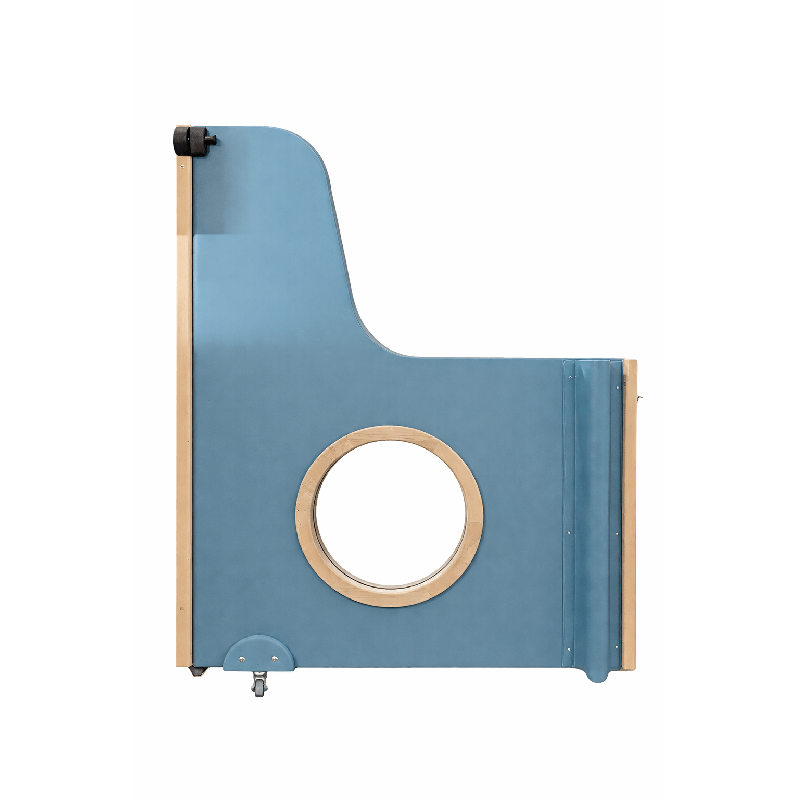 Portillon de séparation avec fenêtre oculus et anti pince doigts sur mesure