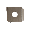 Portillon en bois oculus avec roulette sur mesure