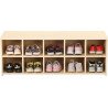 Banc avec range chaussures 10 cases