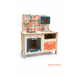 Cuisine en bois moderne pour enfant - Papouille