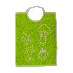 Bavoir à collerette 35 X 45 cm Légumos - Jaune Poussin
