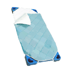Sac de couchage matelassé 55 X 130 cm - Turquoise