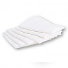 lange étamine ultra doux 140 g/m² 100% coton dim 70 x 70 cm