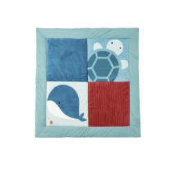 Tapis d'éveil réversible 1 x 1 m pour deux ambiances différe - Papouille