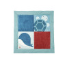 Tapis d'éveil réversible 1 x 1 m pour deux ambiances différe - Papouille