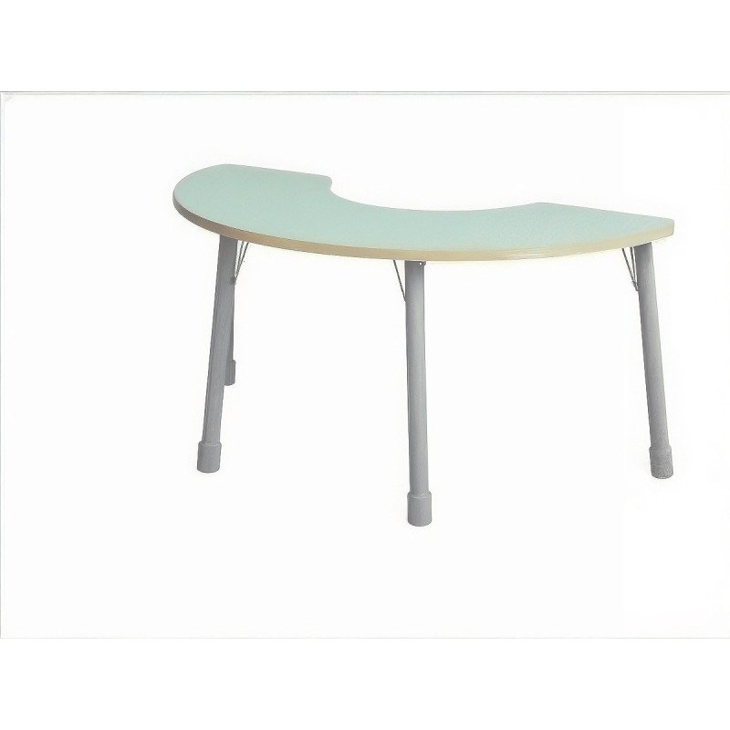 Table demi lune Bleu