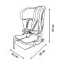 Siège auto isofix - 76 à 150 cm - GP 1/2/3 - R129