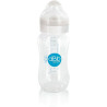 Biberon en tritan 330 ml tétine silicone 4 mois blanc transl - Papouille