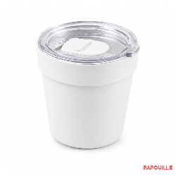 Gobelet avec couvercle - 17.5 cl (lot de 12)