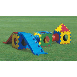 Grand aire de jeux cubique - enfant - Papouille
