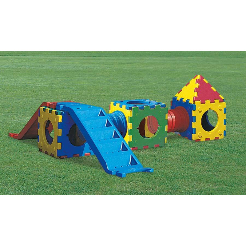 Grand aire de jeux cubique - enfant - Papouille