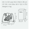 Transat bébé - Gris - jusqu'à 9 Kg