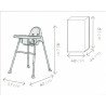 Chaise haute - jusqu'à 15 Kg