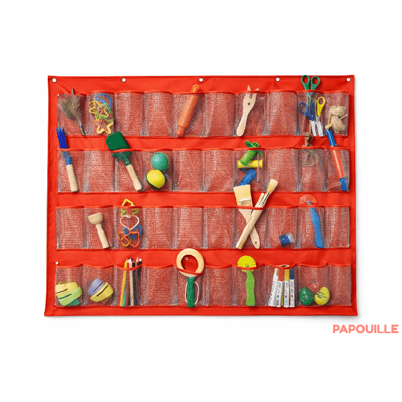 Rangement mural - range doudou - 40 pochettes