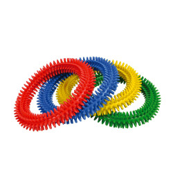Lot de 4 anneaux tactiles - Papouille