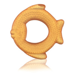Anneau de dentition à réfrigérer en forme de poisson - Papouille