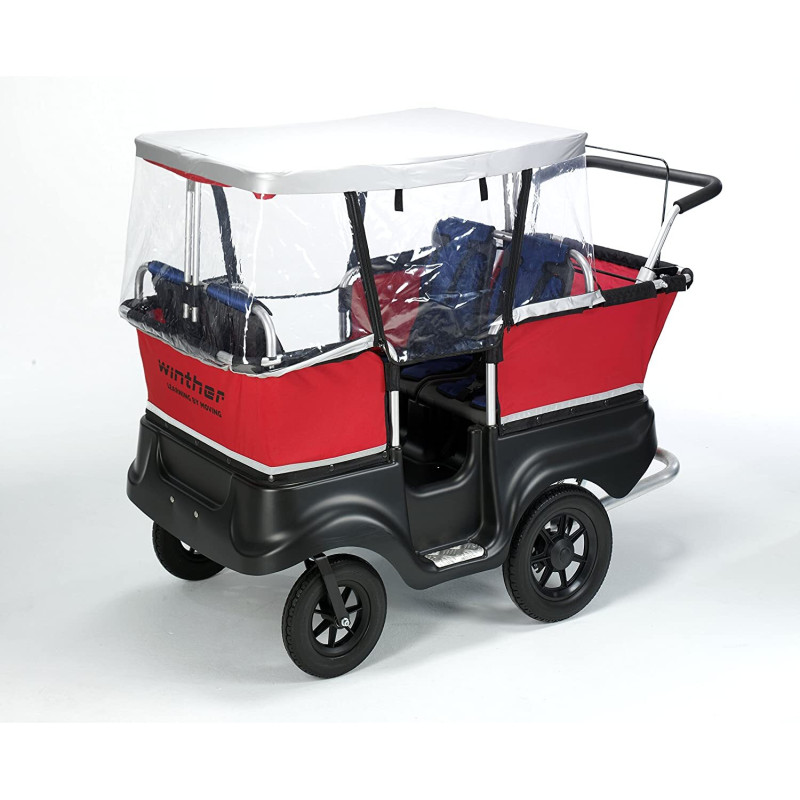 Habillage pluie pour kiddy bus 4 places - Papouille