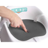Rehausseur bébé booster squish gris - Papouille