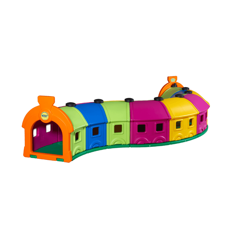 Tunnel de jeux extérieur - 8 wagons