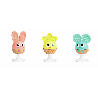 3 hochets à ventouse - animaux