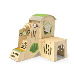“Owlaf” Playhouse. 4-piece corner combination
