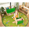 Round Flower Meadow Rug