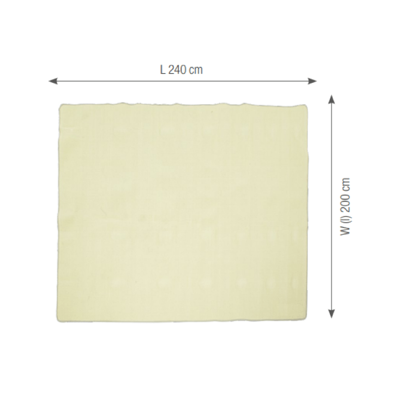 Square Floor Rug - Beige
