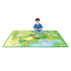Zoo Themed Play Rug