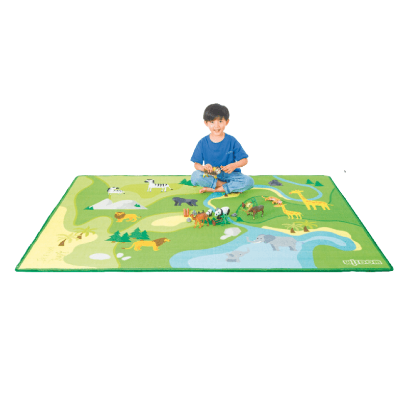 Zoo Themed Play Rug