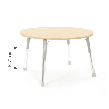 Round Table Owlaf 120 cm. incl. height-adjustable metal legs - HPL surface