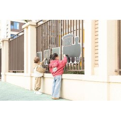 Outdoor Chalkboard „Train“