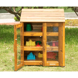 Outdoor Cabinet with transparent doors