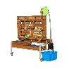 Mobile Outdoor Water Play System for the Kindergarten