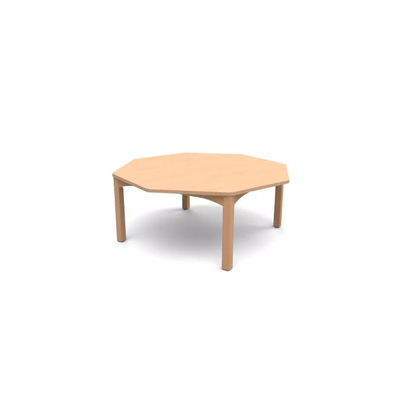Table octogonale spéciale collectivité t00 - Papouille