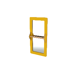 Miroir avec miroir de maintien