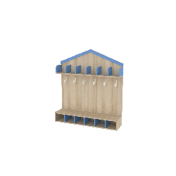 Vestiaire cabane - 6 places