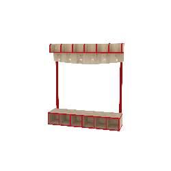 Vestiaire 6 places - T00