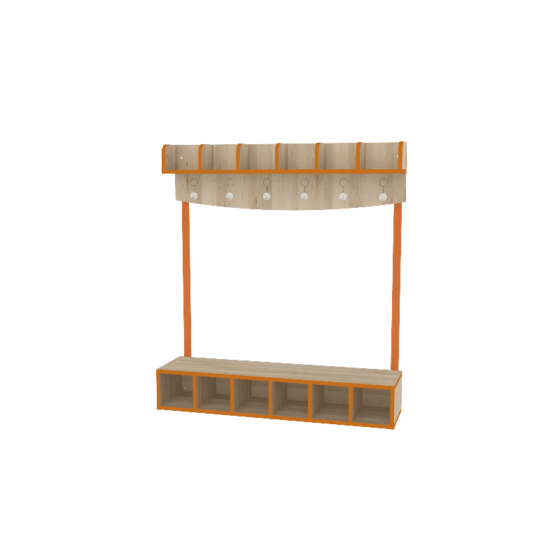 Vestiaire 6 places - T00