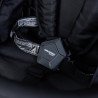 Quadruple Stroller - 4 Children - Black + Rain Cover + Sun Canopies